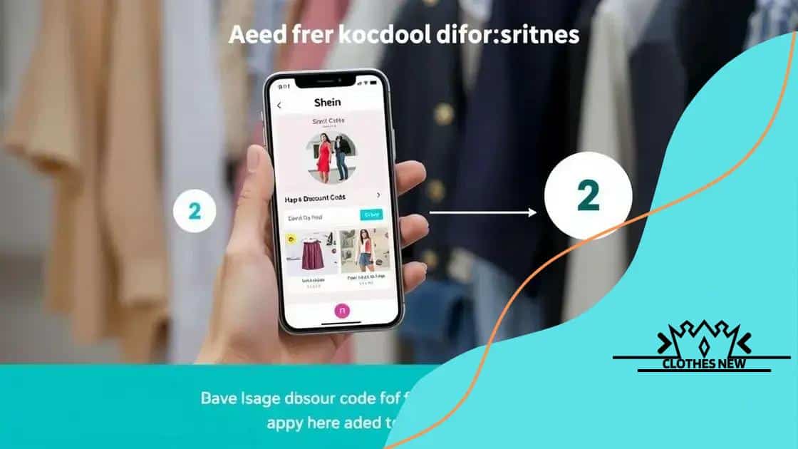 How to apply discount codes on Shein