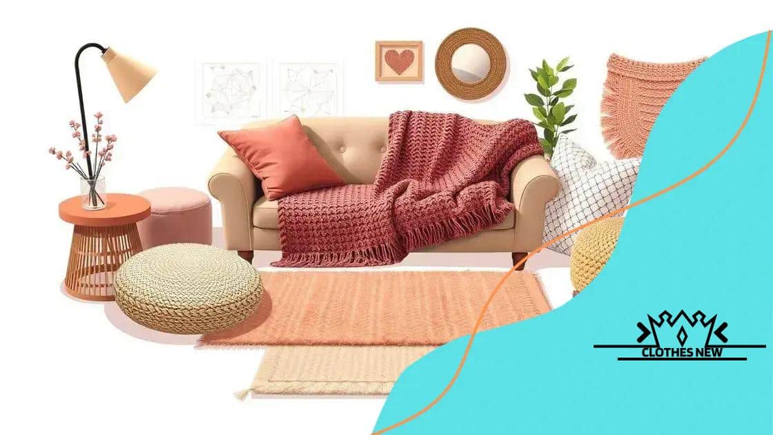 The impact of textiles on cozy atmospheres