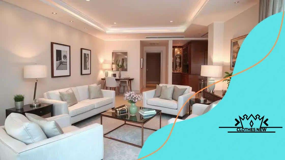 Tips for styling small living areas
