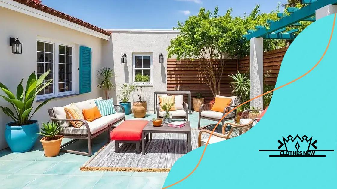 Design tips for styling your patio with Shein