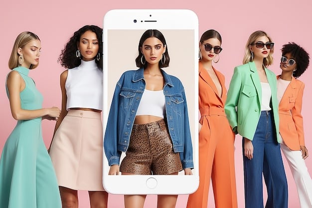 A split-screen image showcasing examples of trendy Shein outfits as seen on fashion influencers' social media accounts. Include outfits featuring current popular styles like oversized blazers, knit dresses, and chunky sneakers.