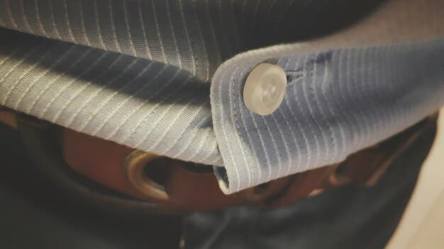 A close-up shot of a Shein men's shirt, showcasing the fabric texture and stitching quality. The image highlights the details of the seams and the material's weave, allowing viewers to assess the craftsmanship.