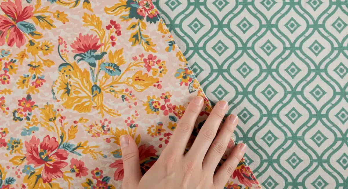 Comparing floral and geometric patterns for harmonious mixing